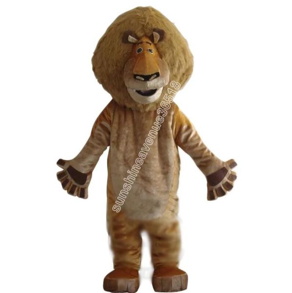 

new alex lion mascot costume cartoon anime theme character carnival adults size christmas birthday party outdoor outfit suit, Red;yellow