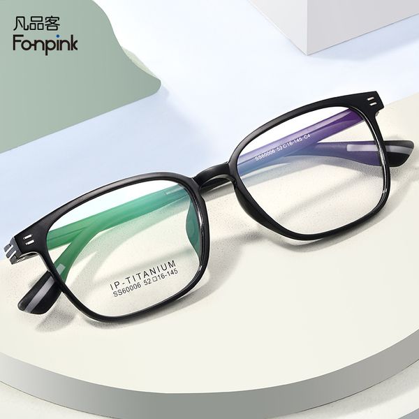 

tr90 brown korean style glasses frame mens and womens fashionable plastic resin vintage glasses myopia with degrees glasses frame, Silver