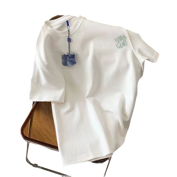 

cotton short-sleeved t-shirt white women's summer loose 2023 new print top