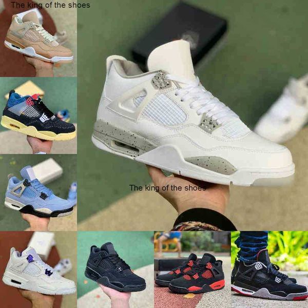 

j4s og2023 og jumpman lightnings 4 4s basketball shoes mens university blue cream sail white oreo bred pine green what the black cement cat