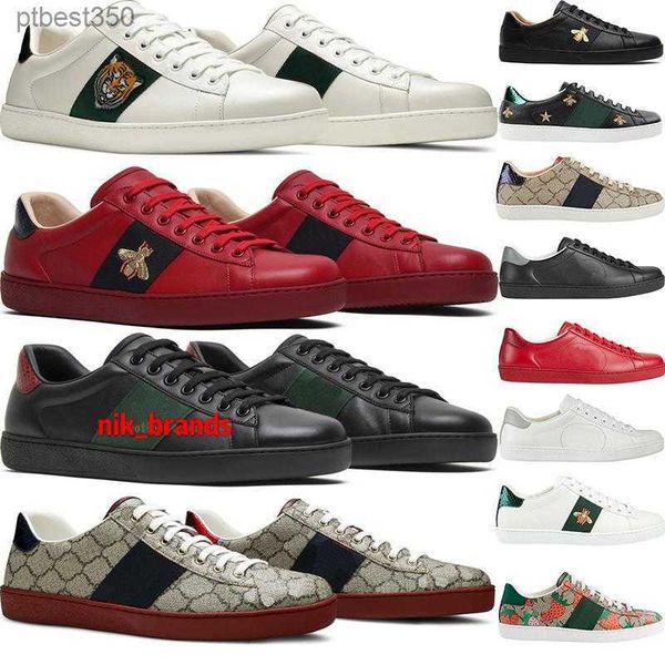 

designer sneakers ggity shoes 2022 designer sneaker ggsity casual shoes low italy brand ace bee stripes shoe walking sports trainer hn, Black