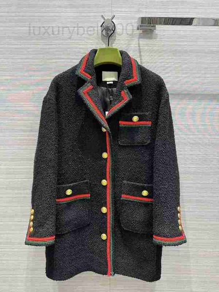 

women's jackets designer milan runway new autumn winter lapel neck long sleeve coats coats brand se style outerwear vjqd, Black;brown