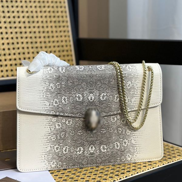 

designers classic serpentine cabochan shoulder bags handbags italy brand fashion snakehead lock crossbody bag women genuine leather handbag