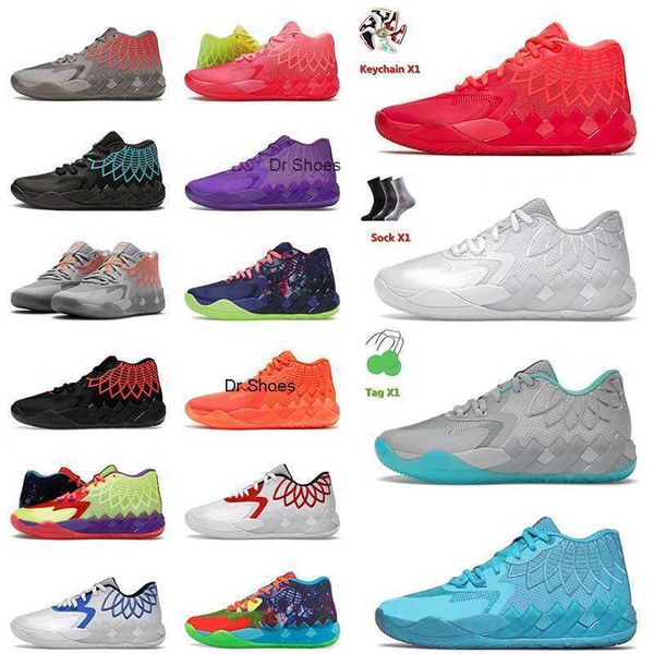 

authentic mens basketball shoes 1 lamelo ball mb.01 black blast queen city all blue rick and morty galaxy buzz sports shoe tennis sneakers