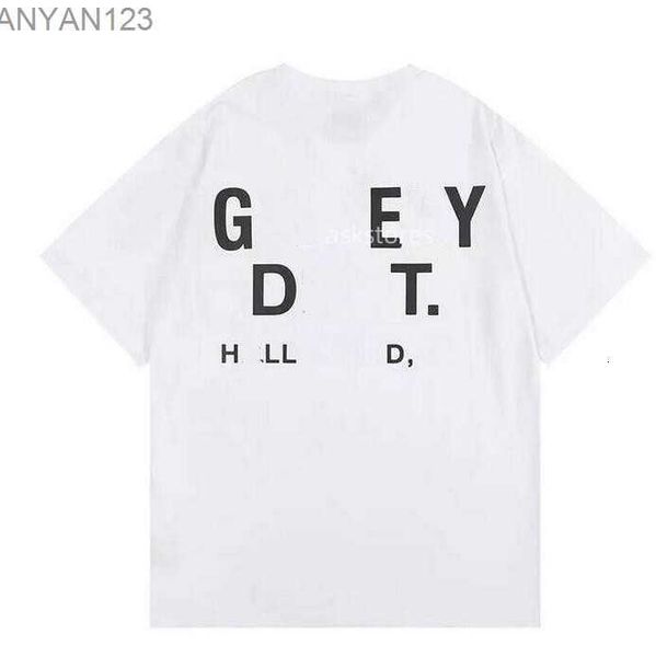 

men's t-shirts galleryes depts designer summer gallary shirt alphabet printed star same round neck short sleeve t-shirt for men and wom, White;black