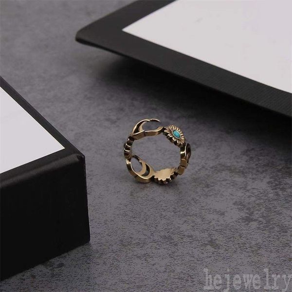

crystal engagement diamond luxury ring daisy fashion winter geometry elegant women colorful blue ice out plated gold rings designer letter z, Silver