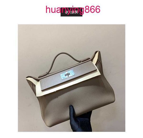 

herms's bags for designer woman 2022 model 2424 head layer lychee grain cow leather kelys's bag fashion versatile shoulder handbag