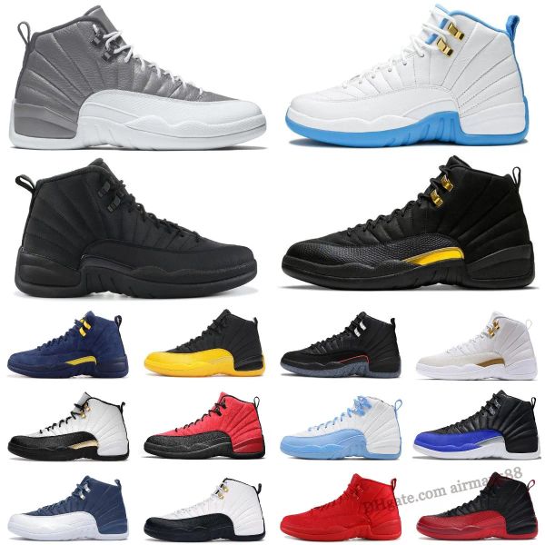 

jumpman 12s basketball shoes 12 stealth hyper royal university blue black royalty taxi playoffs 2022 utility cherry low easter flu game men