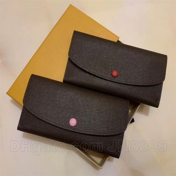 

new womens wallets ladies purses single zipper pocket fashion lady leather wallet credit card holder mens wallets with bo209d, Red;black