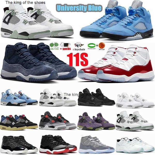 

j4s og2023 og basketball shoes 4 jumpman 4s midnight navy military black cats seafoam violet ore sneakers 2023 cherry 11 11s cherry 5 5s