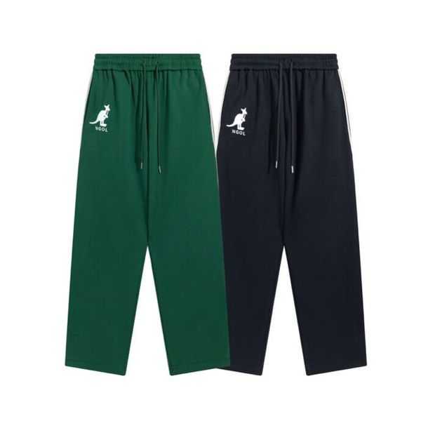 

high street fashion couple loose overalls men's street hip-hop fitness pants men's and women's mountaineering sports pants h3, Black;brown