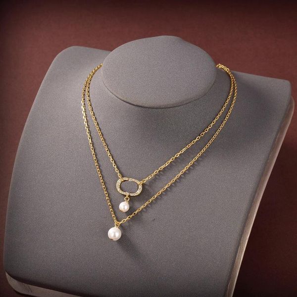 

letter desingers luxurys pendant necklace luxury design removable necklace gift classic womens mens fashion designer jewelry with 293p, Silver