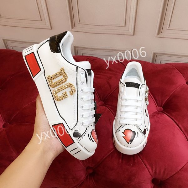 

2023new designer leather sneakers casual shoes luxury men women rubber platform sole shoe outdoor calfskin classic trainers lace-up trendy, Black