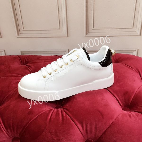 

fashion letters leather flat casual shoe tennis woman leisure running shoes classic trendy designer white sports shoes large, Black
