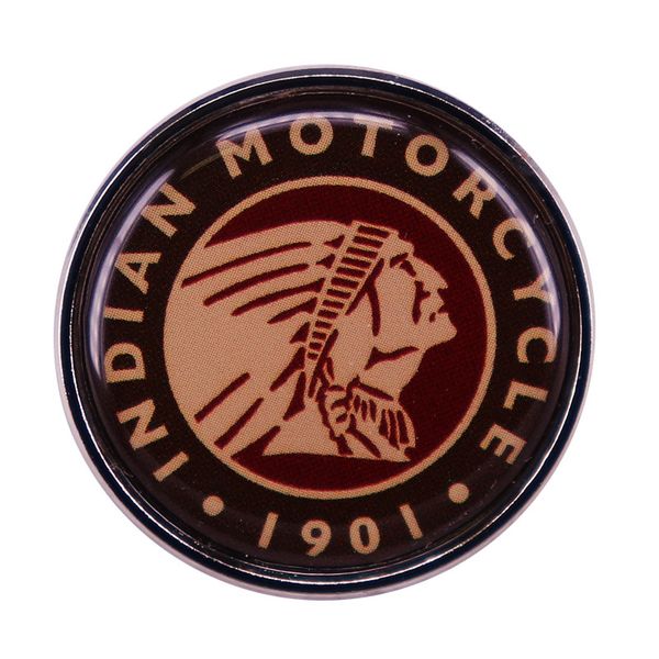

motorcycle logo brooch cute anime movies games hard enamel pins collect metal cartoon brooch backpack hat bag collar lapel badges, Blue