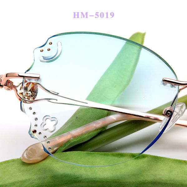 

rimless glasses women's diamond cut edge delicate personality prescription mirror fashion temperament women's glasses fashion euro, Silver