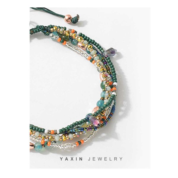 

s handmade ethnic minority design high sense student gift women's bracelet, Black