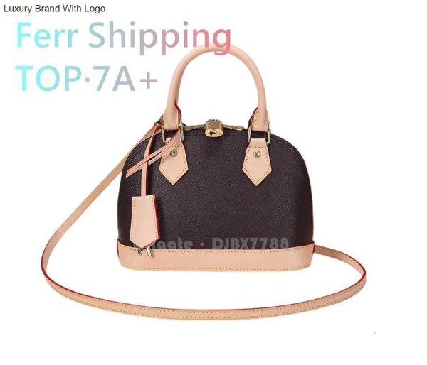 

l bag 2023 handbags designer luxury womens bag vintage fashion alma shell bag single shoulder bag messenger bag mini handbag letter stamen d, Black