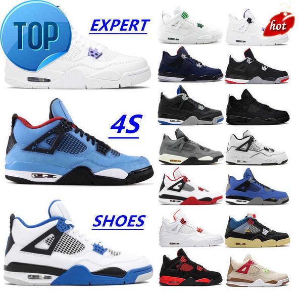 

j4s og 2023 4 4s mens womens basketball shoes taupe haze desert moss university blue white oreo black cat fire red bred lightning men traine