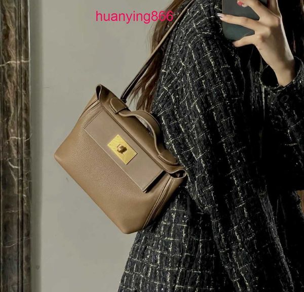 

bags designer for herms's woman cowhide 2424 mini kelys's lock buckle single shoulder diagonal span double large capacity fashion