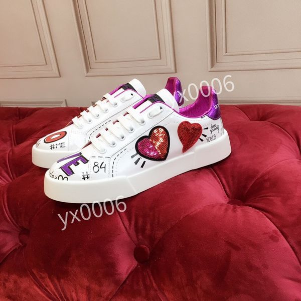 

2023new women designer shoes travel leather lace-up sneaker fashion lady flat running trainers letters woman shoe platform men gym sneakers, Black