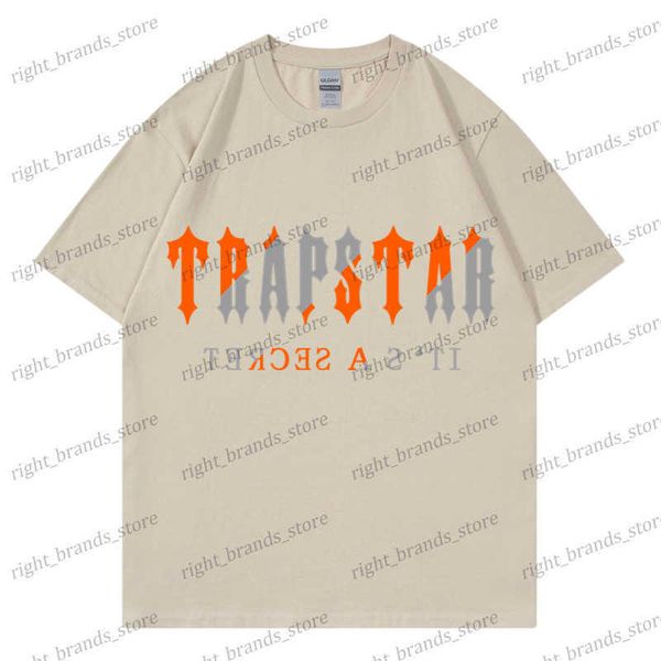 

men's t-shirts 2023 t-shirt men's short-sleeved t summer round-neck printed cotton loose men's half-sleeved shirt upper garme, White;black