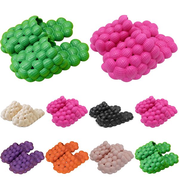 

men women fashion slippers mens outdoor slides summer beach slipper green orange grey womens indoor waterproof shoes, Black