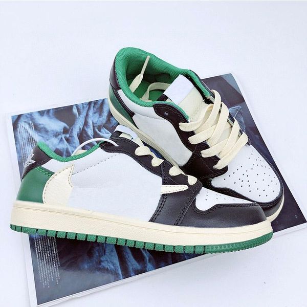 

shoes low 1s kid basketball trainers black white toddler green game royal obsidian chicago bred athletic sneakers multi-color tie-dye youth