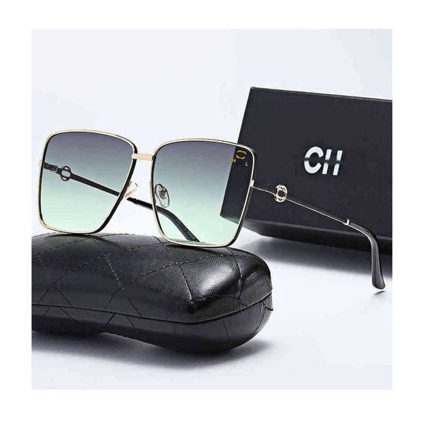 

designer sunglasses channel sunglass pattern counter packaging luxury brand men womens temperament strong light sport vintage travel glasses, White;black