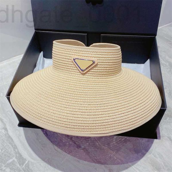 

visors designer grass braid s hat for womens men fashion brand straw hats women luxury casquette beach sunhat 2pj6, Blue;gray