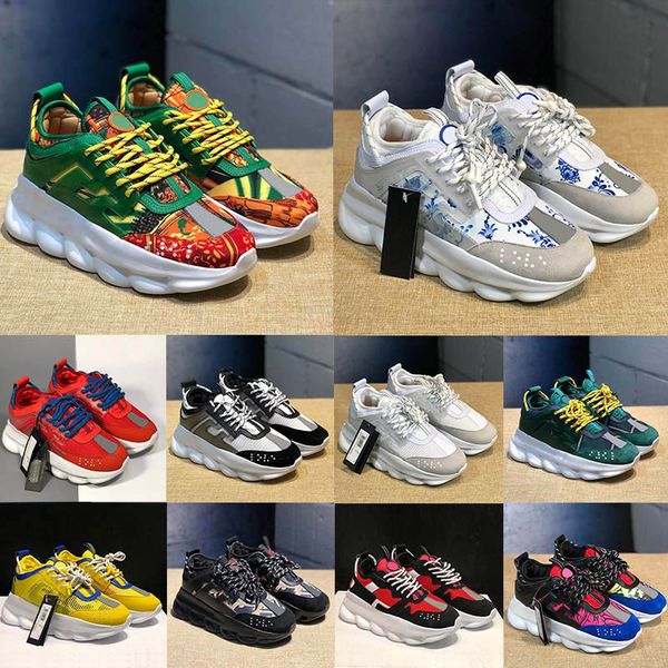 

2023 new men women casual shoes italy triple black white 2.0 gold fluo multi color suede floral purple reflective height reaction designer s