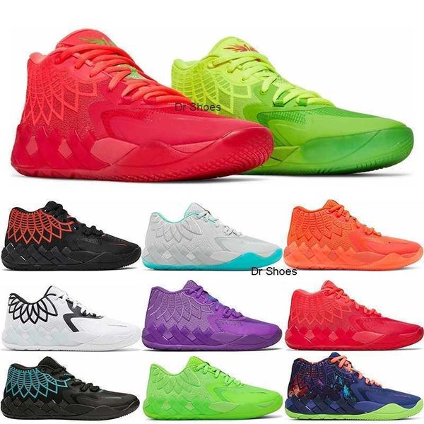 

ball 3 mb01 basketball shoes mb 01 rick and morty buzz city galaxy queen city black blast mens basketballs shoe man trainers sport sneakers