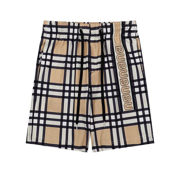 

quick plaid swim mens shorts designer summer women short sports gym burberies drying man beach pants asian burbreries size 3xl 4xl d1jb# 9ud, White;black