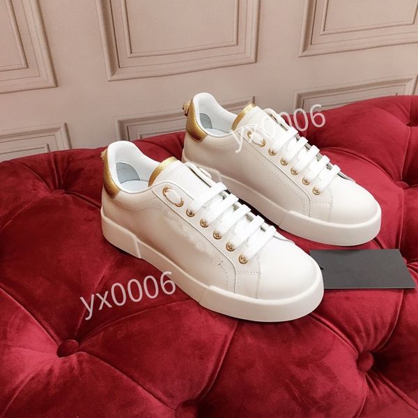 

2023 designer shoes splicing trendy sneakers men women genuine leather flat print white black sport skateboarding casual trainers men's