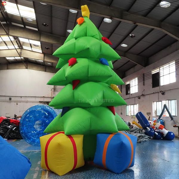 

door ship outdoor playhouse activities 3m 4m 5m portable inflatable christmas tree xmas decorations