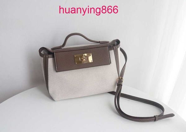

bags designer for herms's woman although the is small it has a large capacity 2424 mini new style cloth with cow leather multi-function