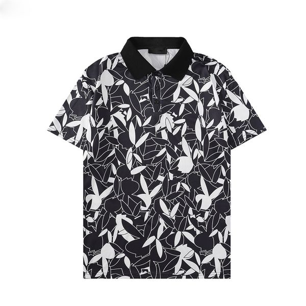 

new fashion london england polos shirts mens designers polo shirts high street embroidery printing t shirt men summer cotton casual t-shirts, White;black
