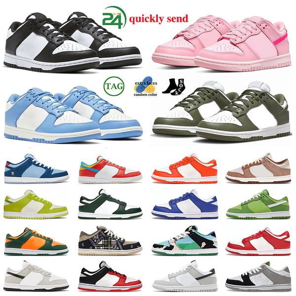 

2023 designer running shoes for men women reverse unc triple pink sb dunks low dunked lows white black grey fog kentucky michigan state syra