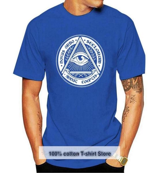 

men039s tshirts illuminati eye tee t shirt anarchist masonic society masons lodge birthday gift tshirt6464831, White;black