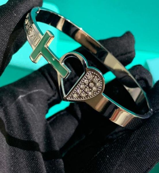 

bracelet designers bangle luxurys silver torque bangle temperament versatile love diamond design fashion couple style christmas je4085257, Black