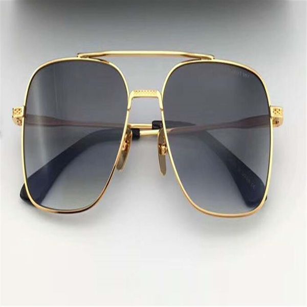 

men flight square sunglasses black grey gradient celebrity fashion designer sunglasses driving glasses new with box271v, White;black