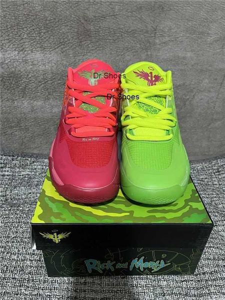 

lamelo ball mb1 men women basketball shoes kids for sale 2022 rick and morty grade school sport shoe trainner sneakers