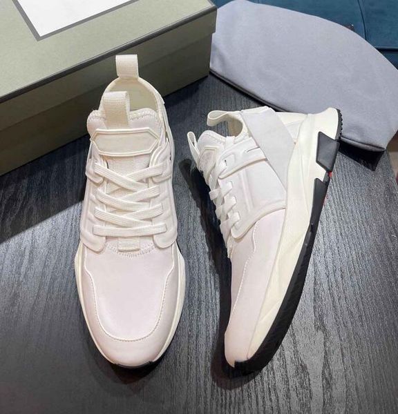 

luxury jago sneakers shoes men nylon mesh leather runner sports sole tech fabrics discount trainer perfect skateboard casual walking, Black