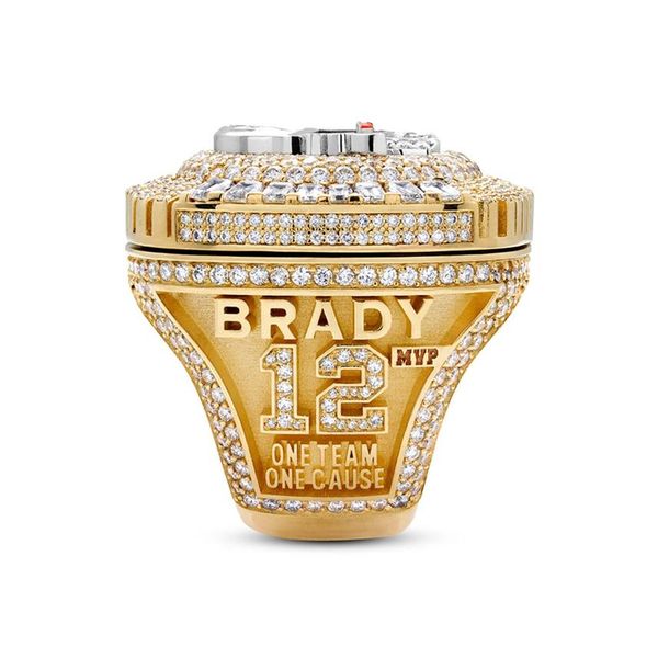 

fans'collection tampa bay 2020-2021 pirate wolrd champions team championship ring sport souvenir fan promotion gift whole2474, Golden;silver