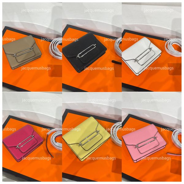 

designer luxury mini shoulder bags genuine leather handbags purse fashion woman slim fanny pack wallets size14.5-12-3cm