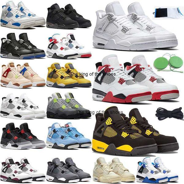 

2023og j4s og2023 og 4s men women basketball shoes retro what the midnight navy black gum blank canvas jumpman 4 shimmer mens trainer s air