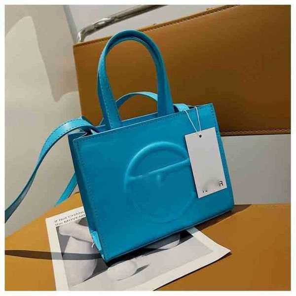 

designer telfars bag handbag small and simple texture shopping portable letter women's fashion one-shoulder cross-body tote box