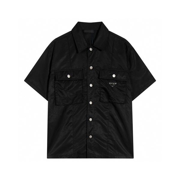 

men's plus tees polos round neck embroidered and printed polar style summer wear with street pure cotton e2wt, Black;brown