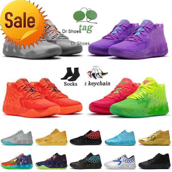 

new basketball shoes lemelo ball mb.01 basketball shoes rock ridge red blast queen city buzz rick and morty trainers
