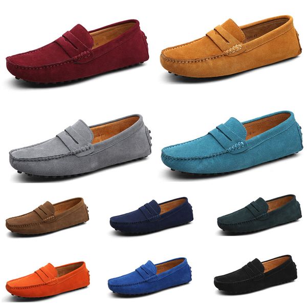 

men casual shoes espadrilles triple black navy brown wine red taupe green sky blue burgundy mens sneakers outdoor jogging walking ale fourte